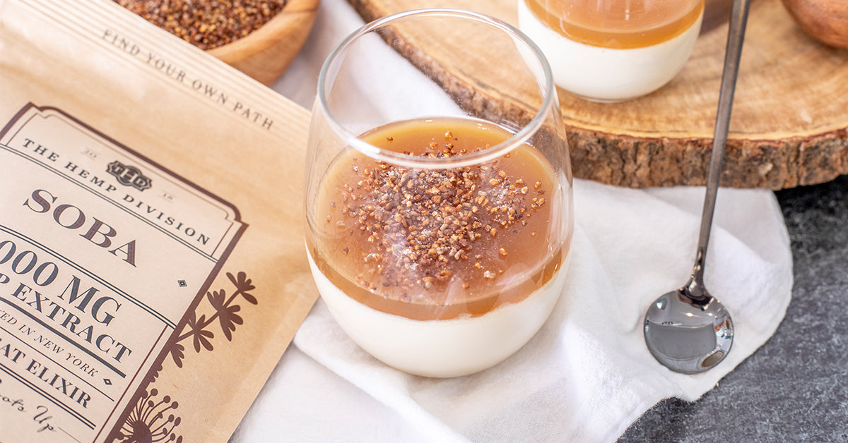 Soba Buckwheat Panna Cotta