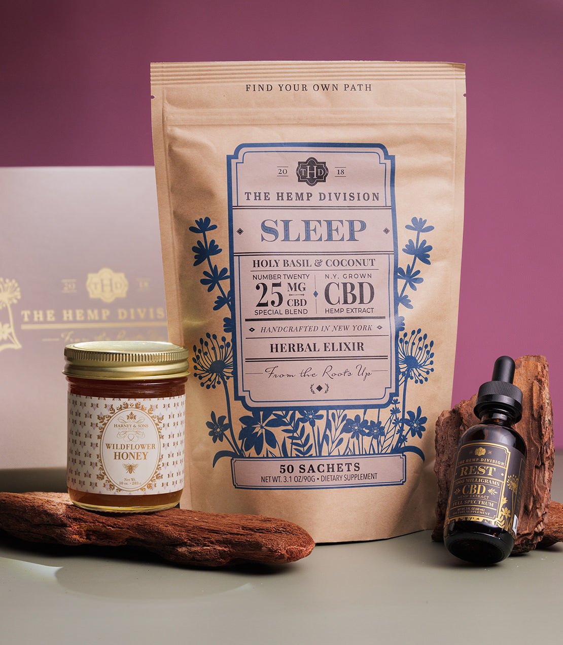 The Hemp Division- Chill & Rest Gift Set-