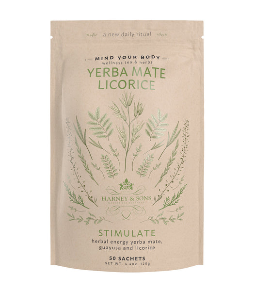 Yerba Mate Licorice | Herbal Blend | High Caffeine | 16oz | The