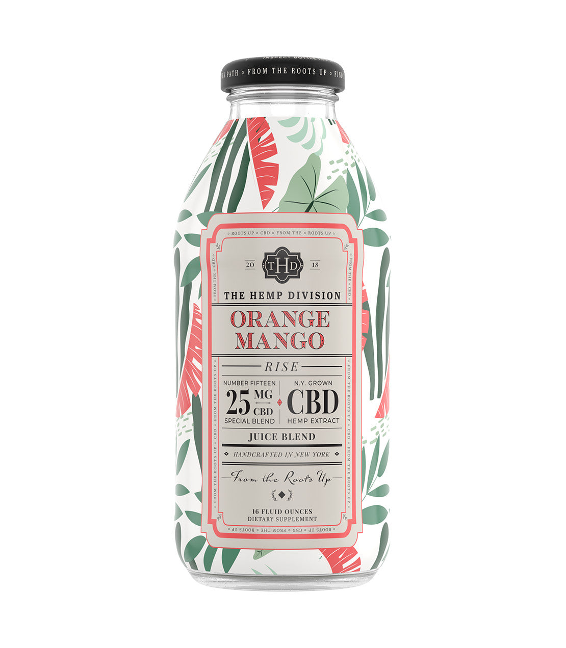 Rise Case of 12 - Orange & Mango - 25 MG CBD