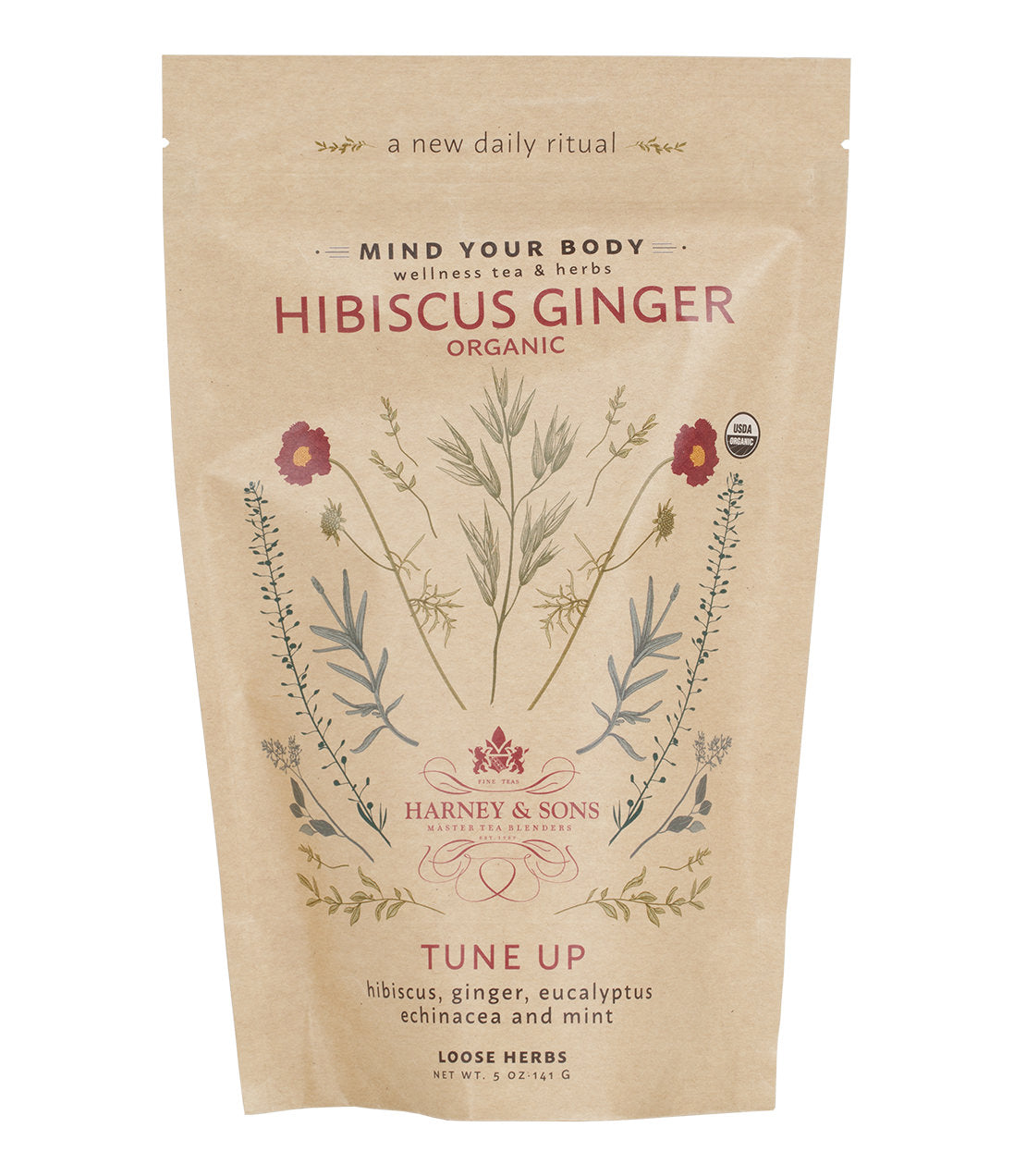 Organic Hibiscus Ginger -  Tune Up